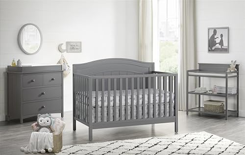 4-in-1 Convertible Crib, Snow White W2412