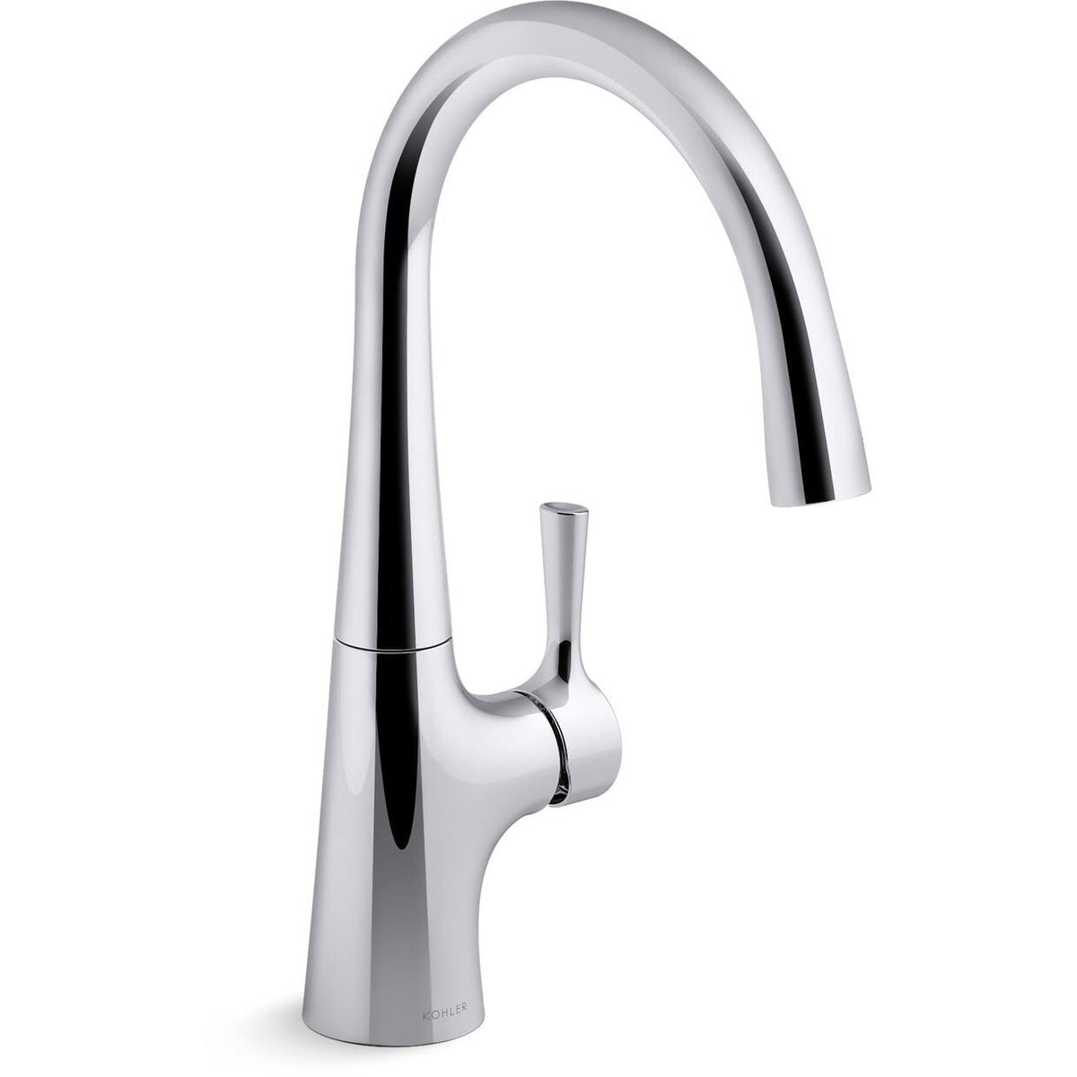 Polished Chrome Single Handle Lever Bar Faucet U581