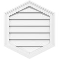 Vertical Peaked Surface Mount PVC Gable Vent B470