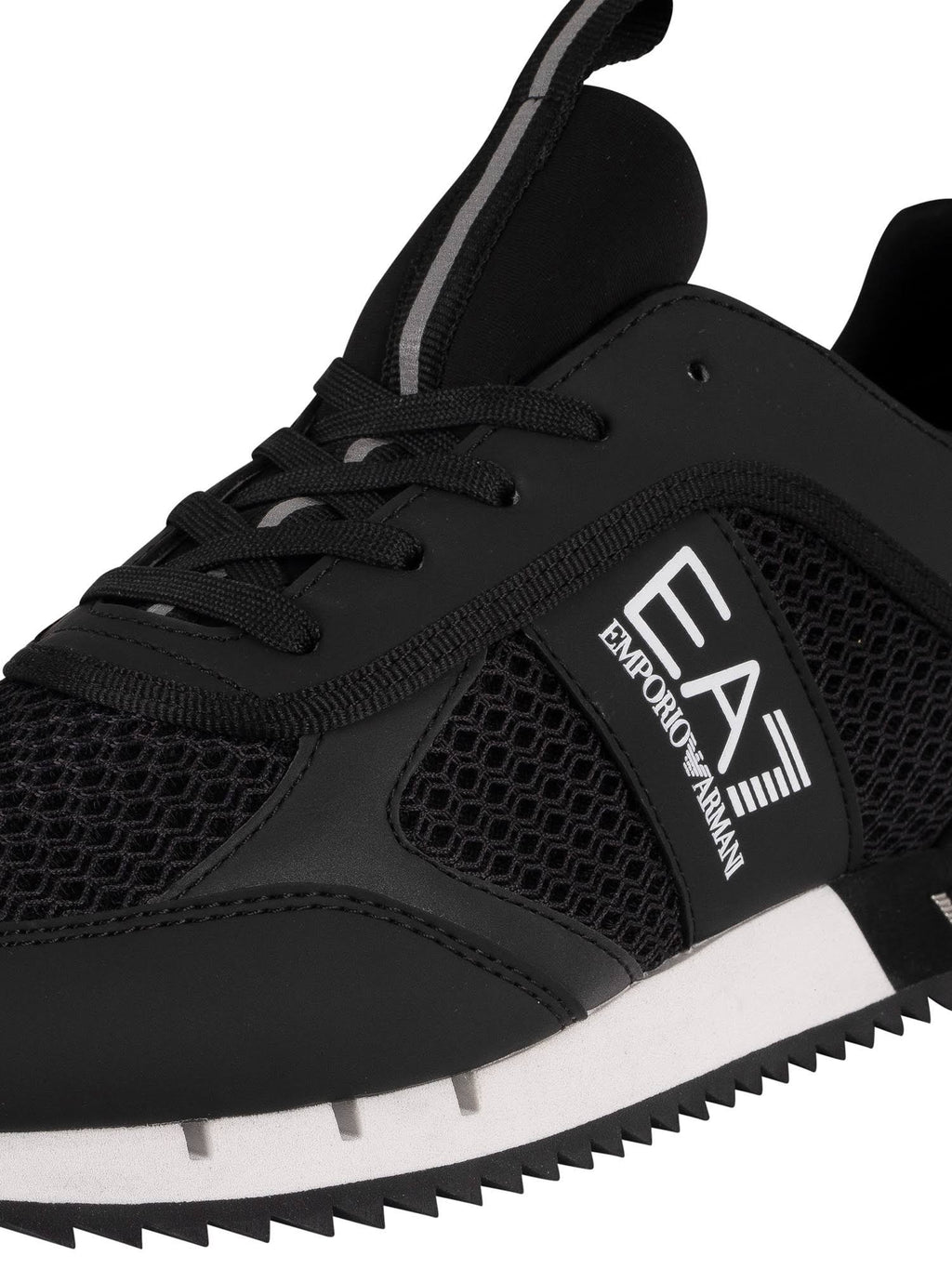 Black Woven Trainers I7769