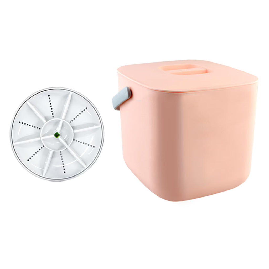 White Mini USB Dishwasher with Bucket S126635