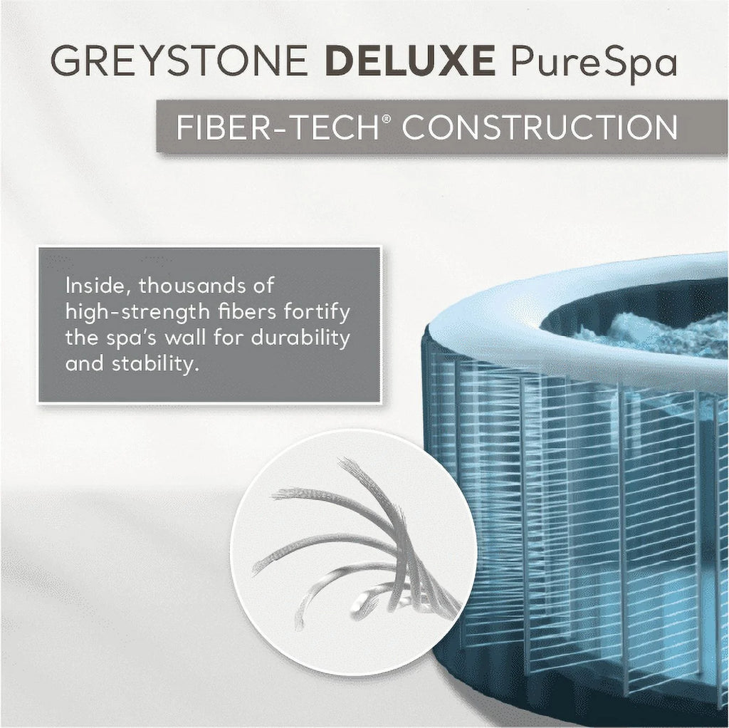 Inflatable Square Jet Spa Hot Tub E7764