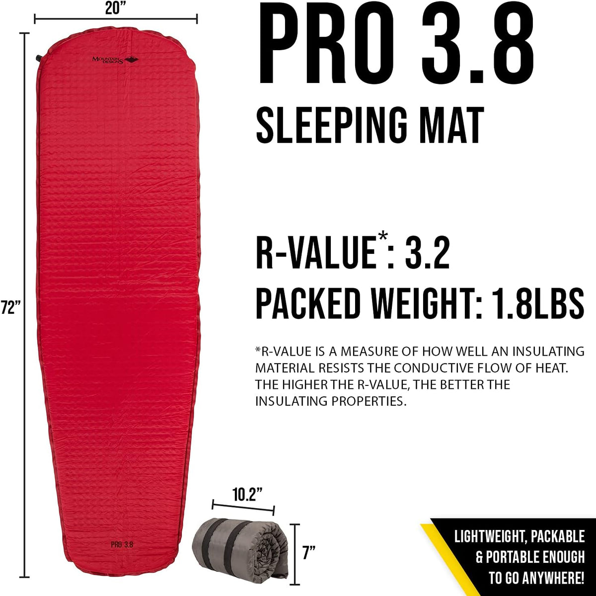 Self Inflating Sleeping Pad A851