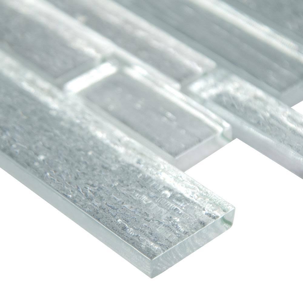 Glass Stone Mesh-Mounted Mosaic Tile J483740