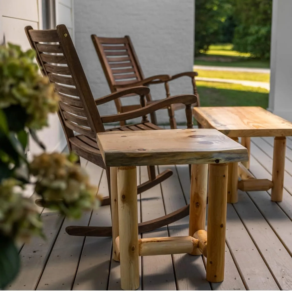 Rustic Pine & Cedar End Table Z406