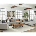 Light Gray 3-piece Fabric Living Room Set R582907