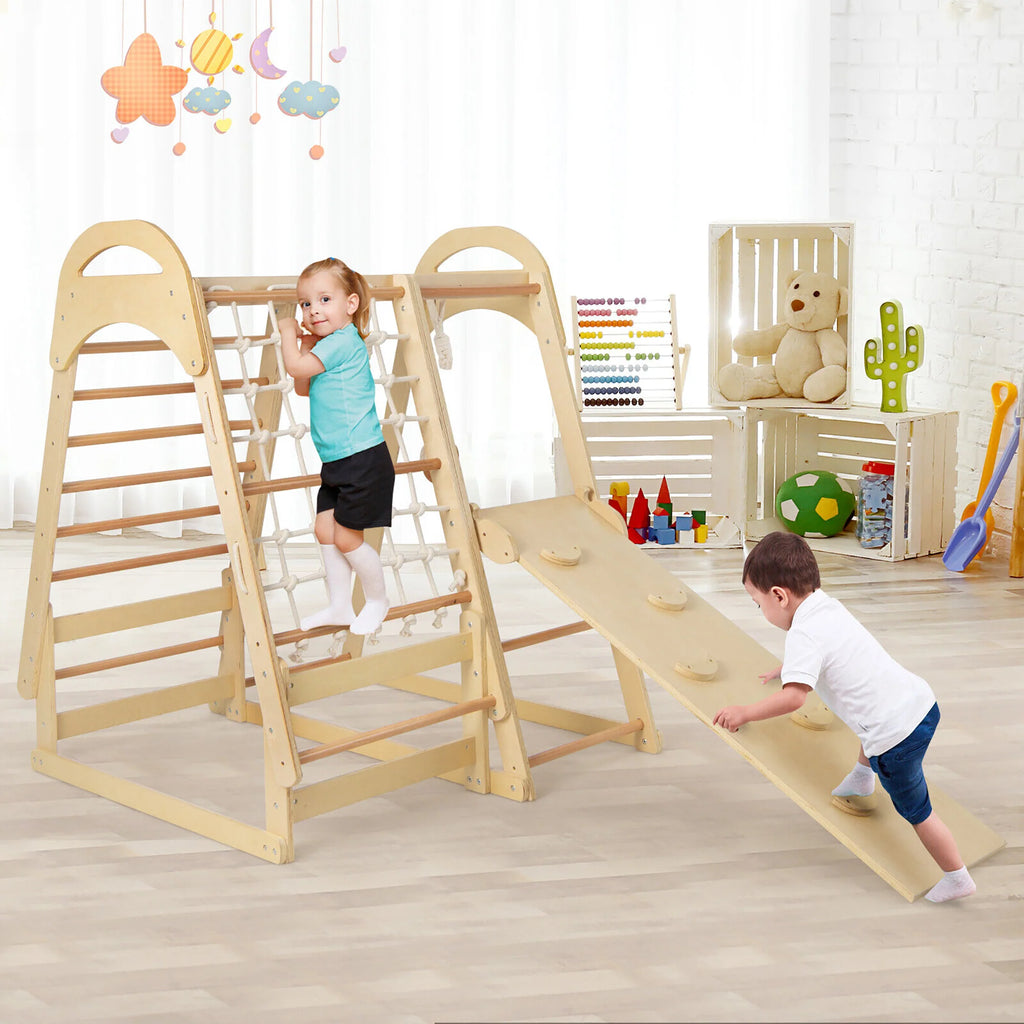 Climbing Toy with Slide Climbing Net Climbing Rock Tent Y980823