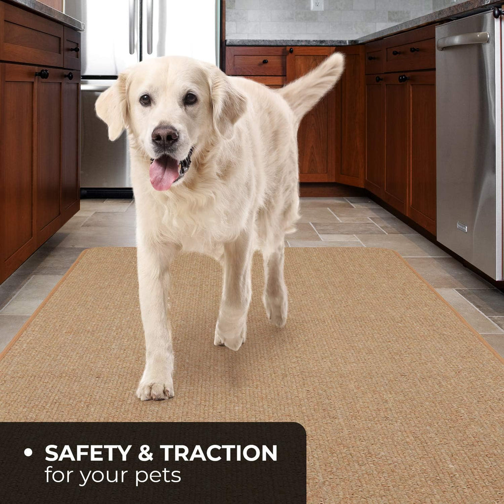 Skid-Resistant Carpet Runner - Pebble Beige - 10 Feet X 36 Inches K42261