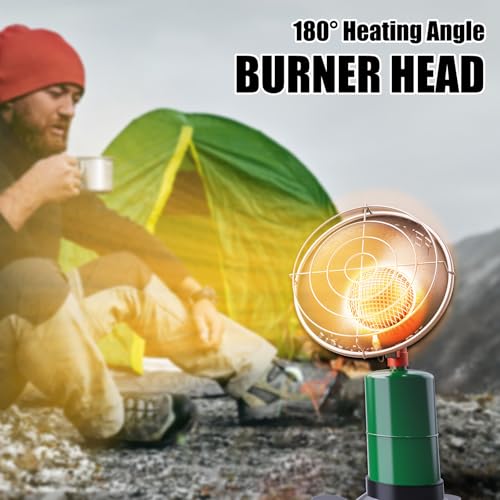 6200BTU Portable Propane Patio Heater with Electronic Ignition T784877