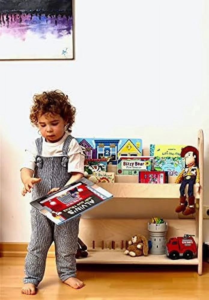 Wooden Bookshelf with Shelves T751061