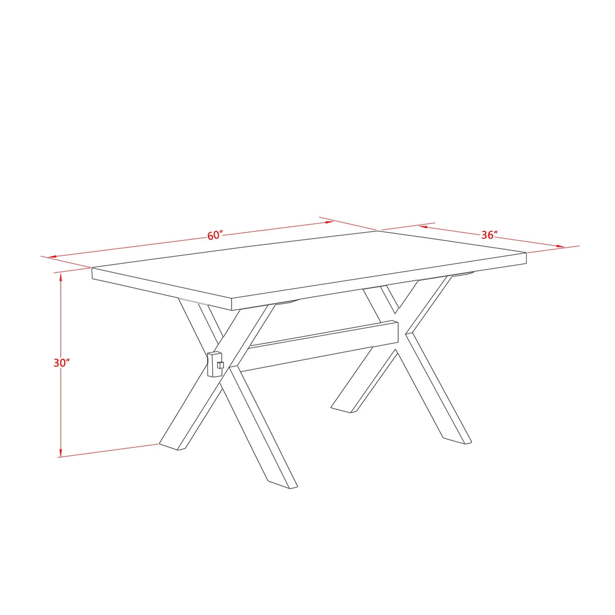 6-Pc Dining Table Set with Bench and Parson Chairs V416