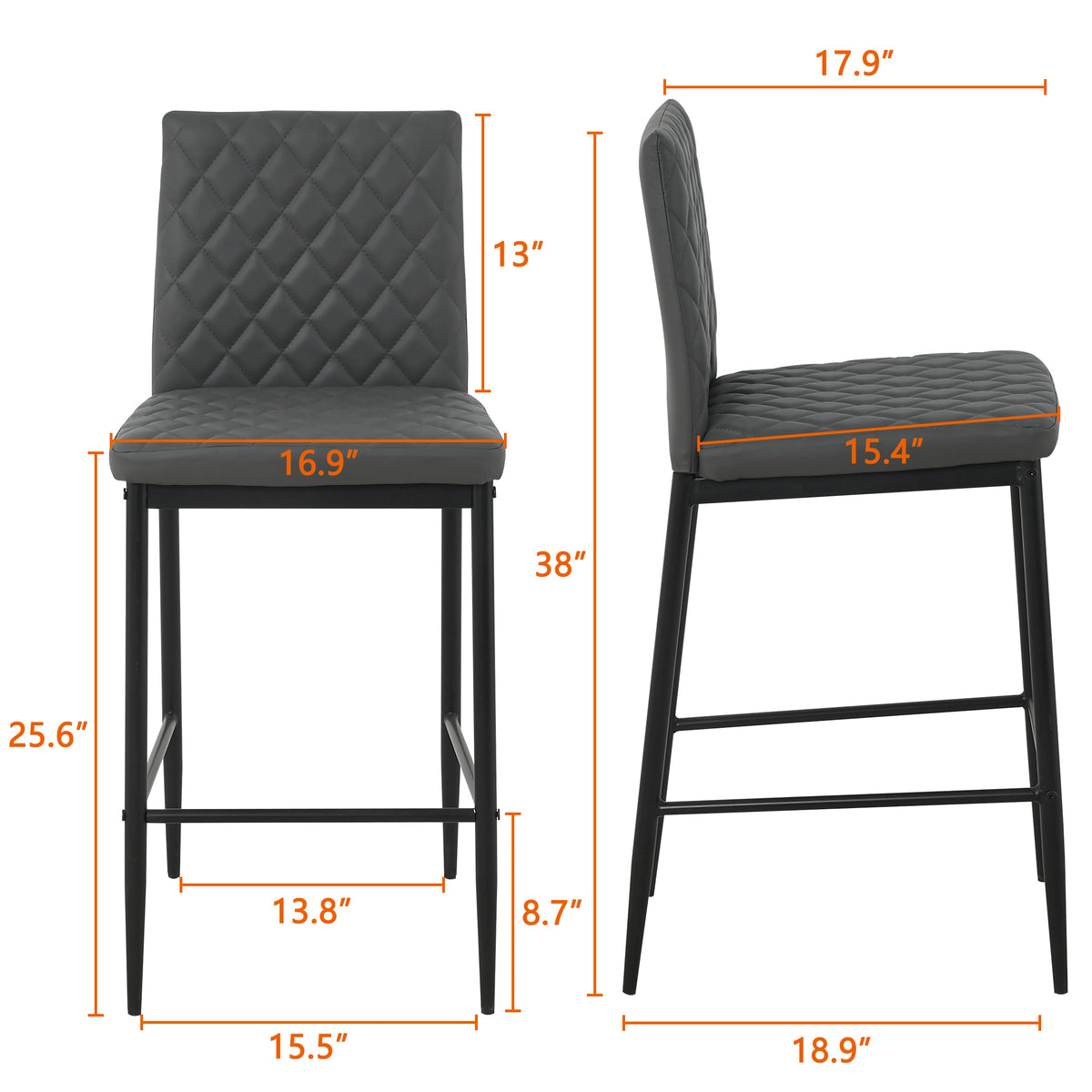 Bar Chairs, Set of 2 F38651