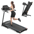 3.5HP Folding Electric Treadmill with Incline, Black F271018