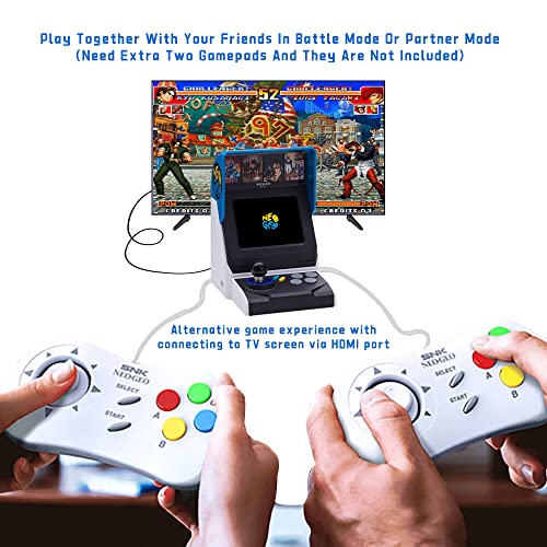 NEOGEO Mini Arcade with 40 Pre-Loaded Games G58865