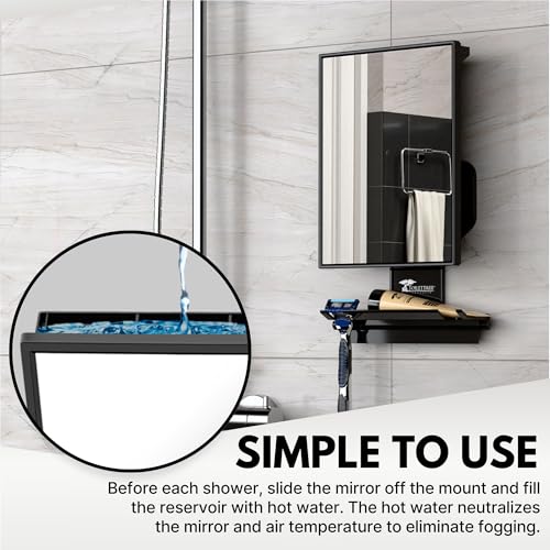 Fogless Shower Mirror with Squeegee M95854