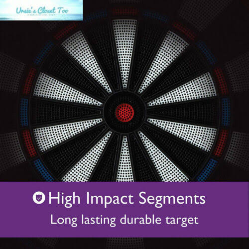 Electronic Soft Tip Dartboard with Cabinet Y253441