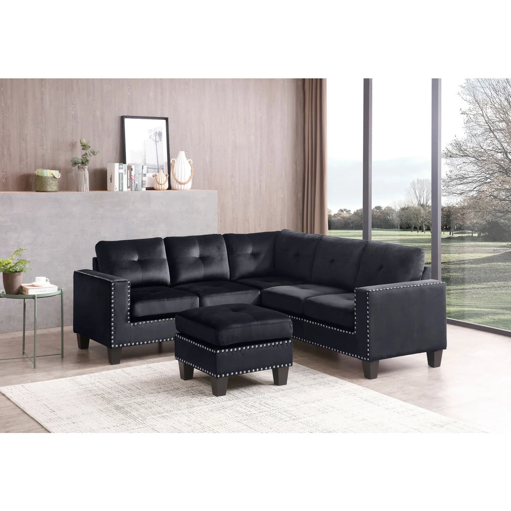 Black Sectional Q28272