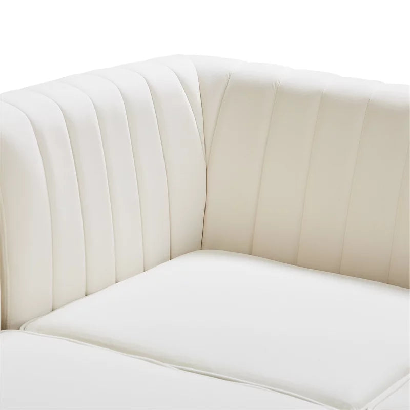 Cream Velvet Modular Sofa C103