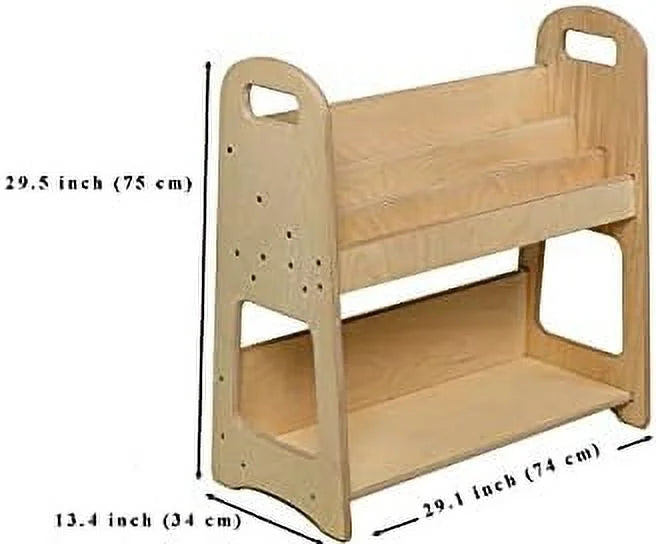 Wooden Bookshelf with Shelves T751061
