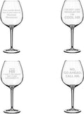 Set of 4 Wine Glass 20 oz Jumbo A7855