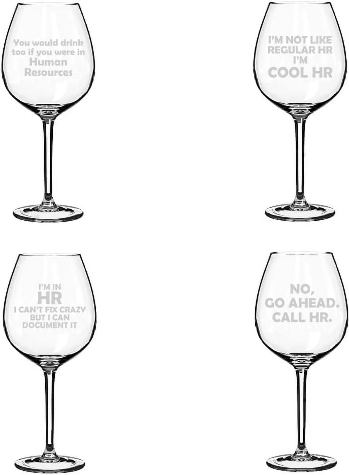 Set of 4 Wine Glass 20 oz Jumbo A7855