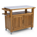 Brown Wood Outdoor Cart C683
