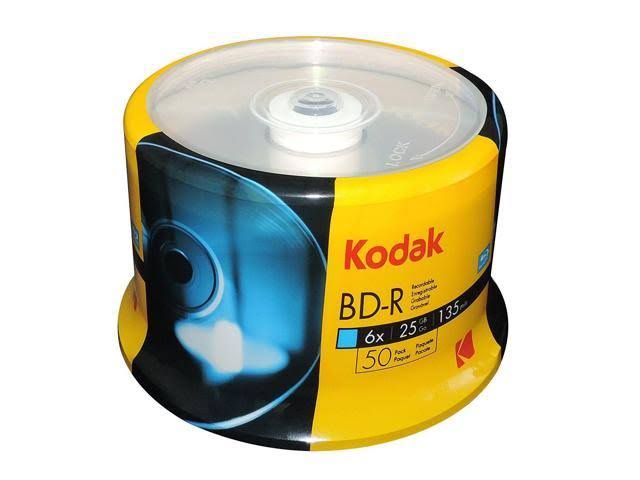 100-Pack 6X BD-R BLU-RAY Blank Disc Media 25GB Cake Box G37801