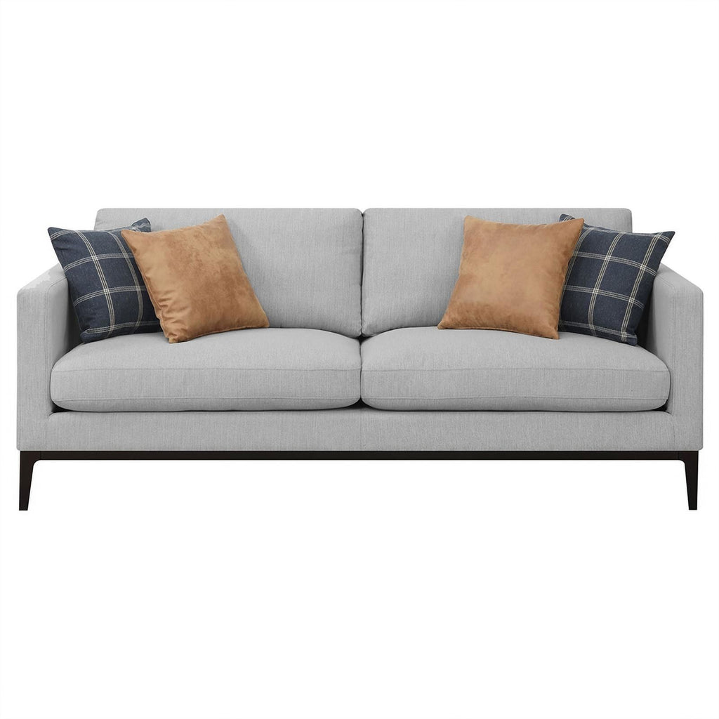 Light Gray 3-piece Fabric Living Room Set R582907