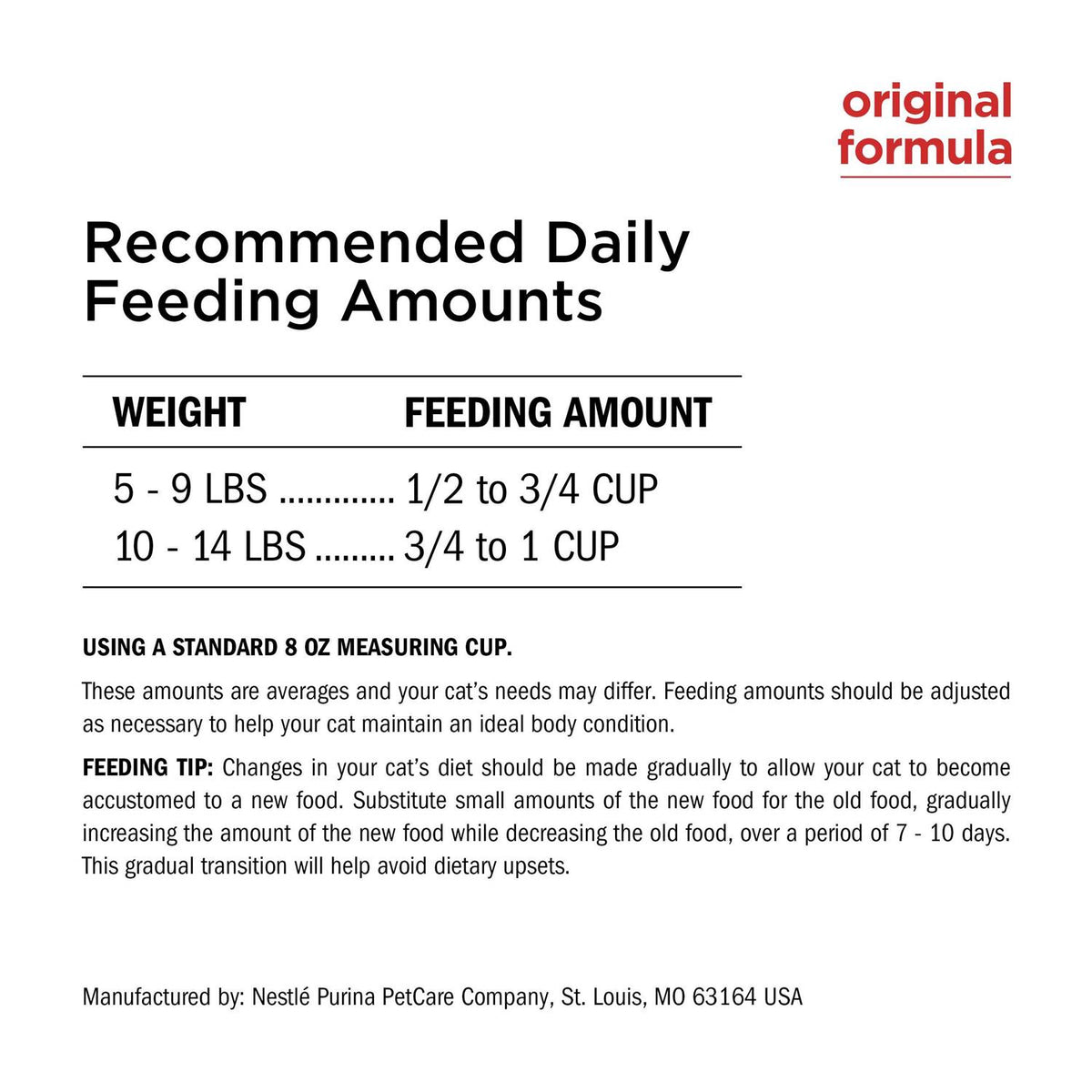 Naturals Original Dry Cat Food Q8386