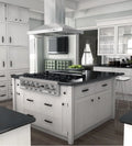 48 in. 1200 CFM Island Mount Range Hood in Stainless Steel M26845