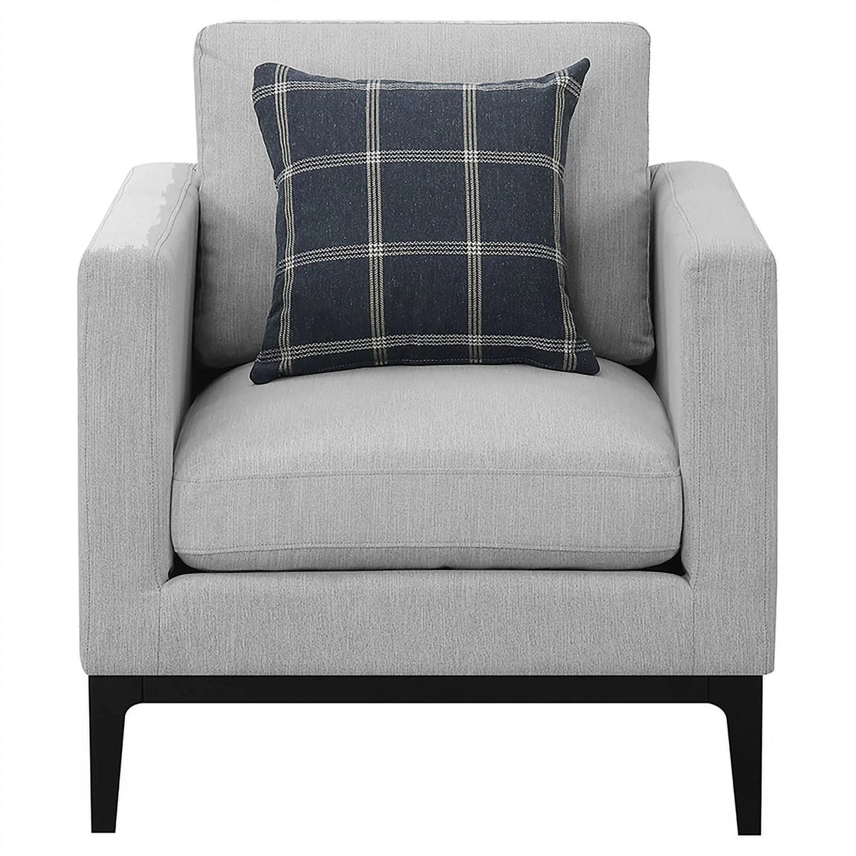 Light Gray 3-piece Fabric Living Room Set R582907