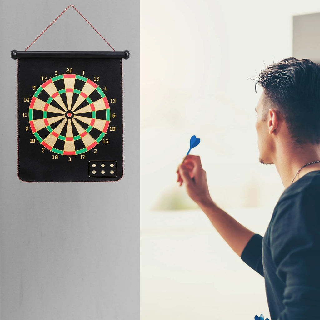 Double-Sided Magnetic Dart Board Game H83637