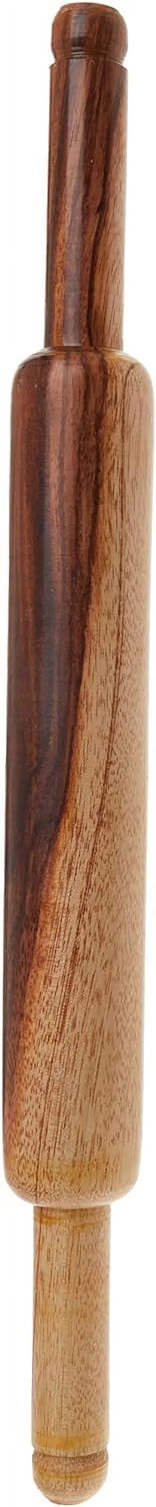 Manual Wooden Roti Chapati Tortilla Presser Maker With Rolling Pin, 10-Inch E8664