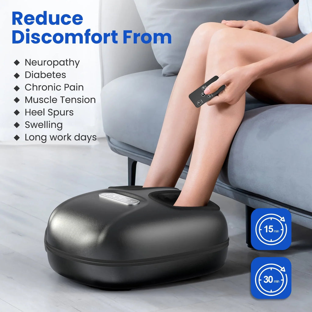 Black Shiatsu Foot Massager with Heat Z59494