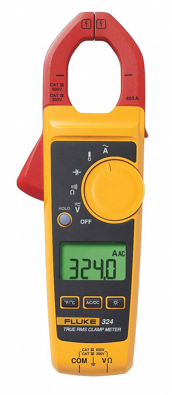 Digital Clamp Meter, 14° to 752°F Temp. Range, 1.1 in (28 mm) Jaw Capacity, Cat III 600V S78612