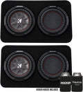 8-inch 30cm Subwoofer in Thin Profile Enclosure, 2-Ohm Bundle D108465