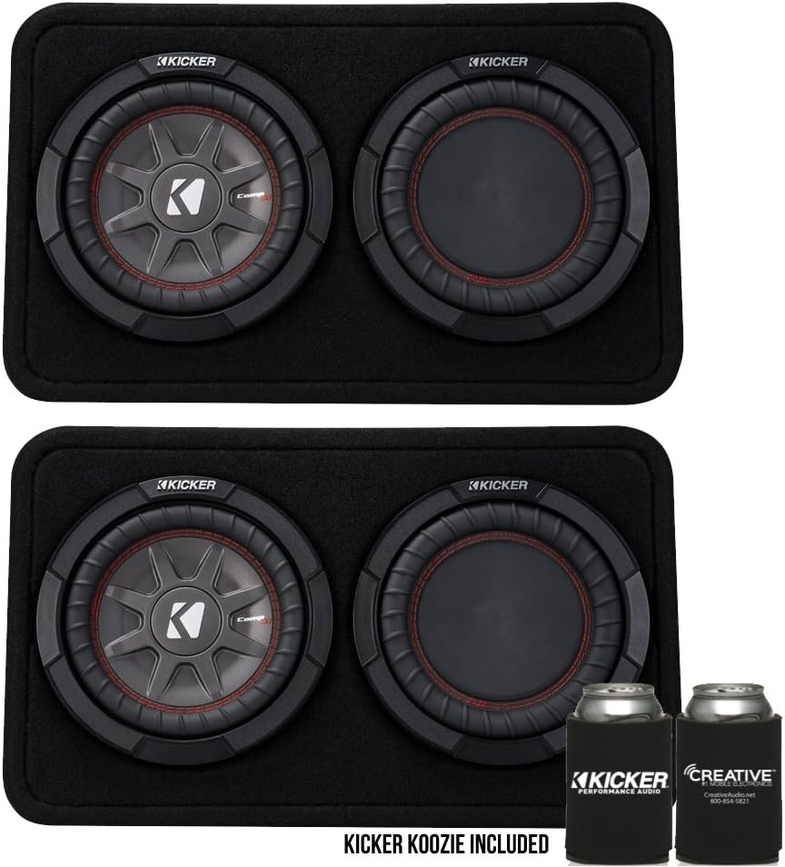 8-inch 30cm Subwoofer in Thin Profile Enclosure, 2-Ohm Bundle D108465