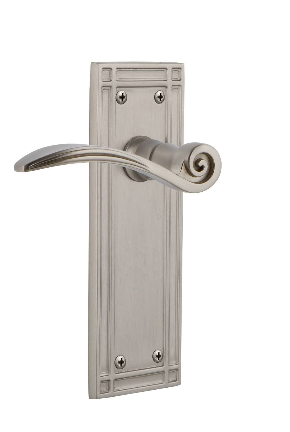 Satin Nickel Single Dummy Swan Lever V653791