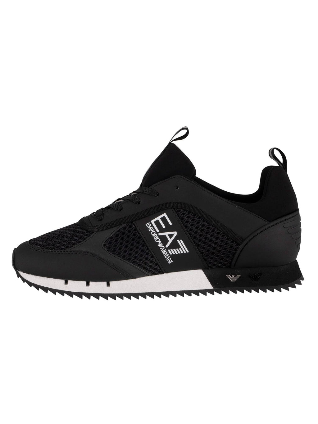 Black Woven Trainers I7769