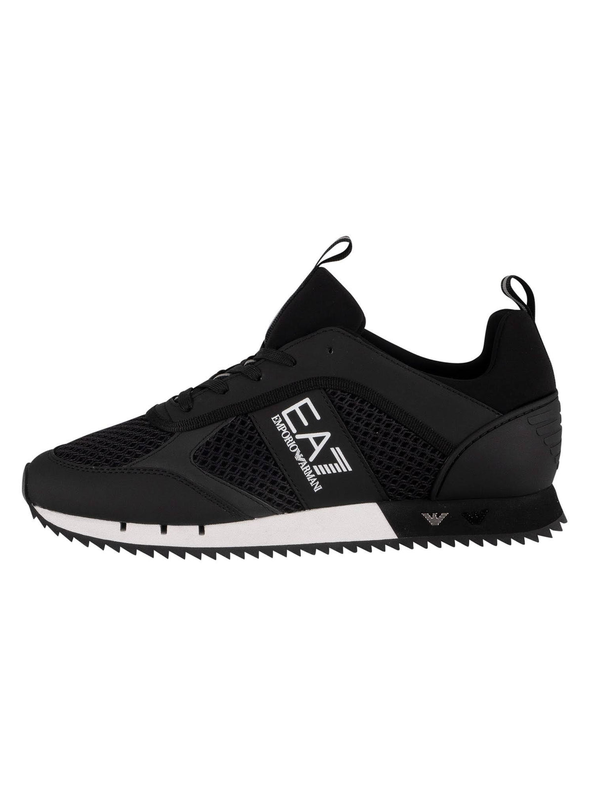 Black Woven Trainers I7769