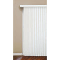 3.5 in. Vertical Blind Faux Wood, 78 in. x 84 in., Ivory O528