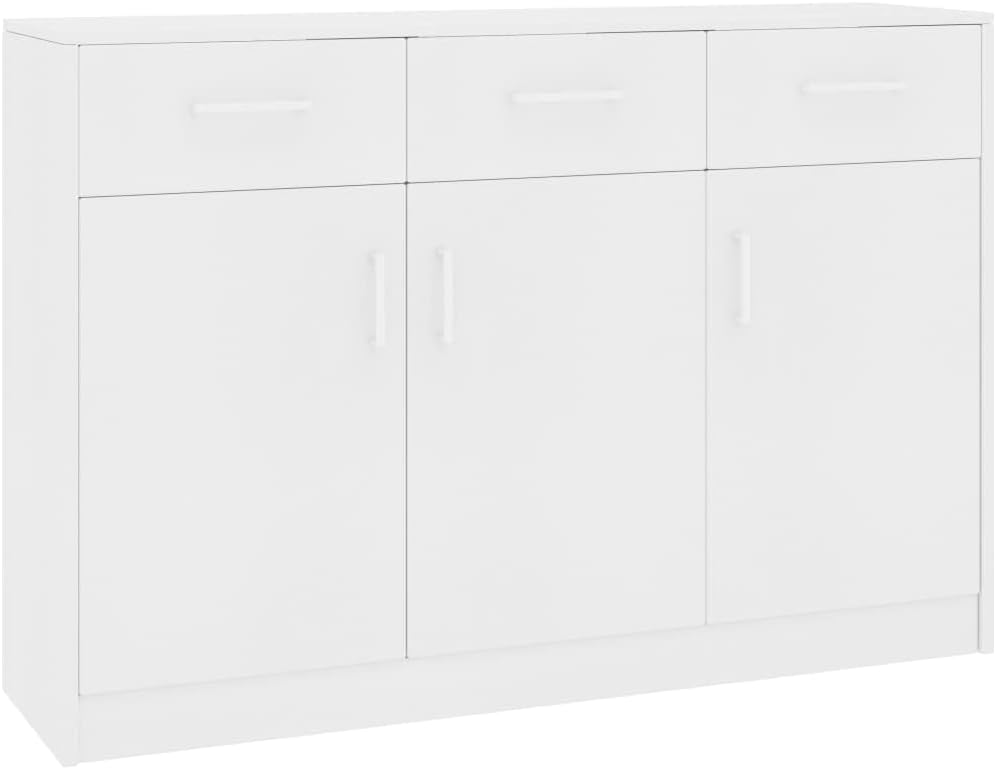 Black Chipboard Sideboard V451