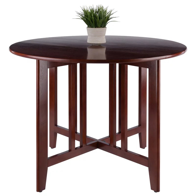 Solid Wood Round Double Drop Leaf Dining Table P678