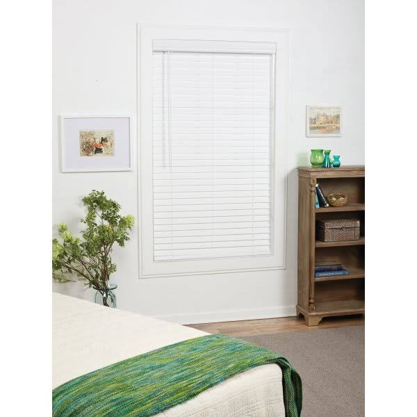 White 2 Cordless Faux Wood H J8427