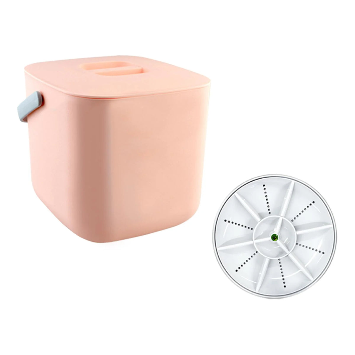 White Mini USB Dishwasher with Bucket S126635