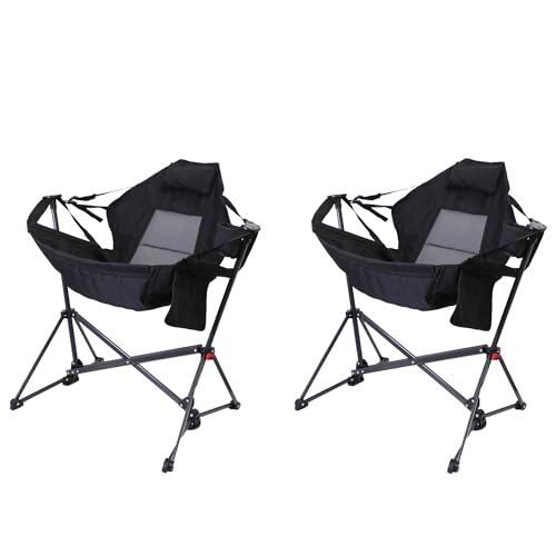 Hammock Chair with Cup Holder and Side Pocket A7896
