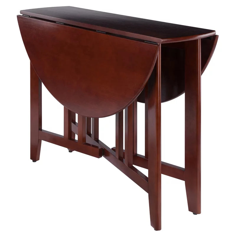Solid Wood Round Double Drop Leaf Dining Table P678