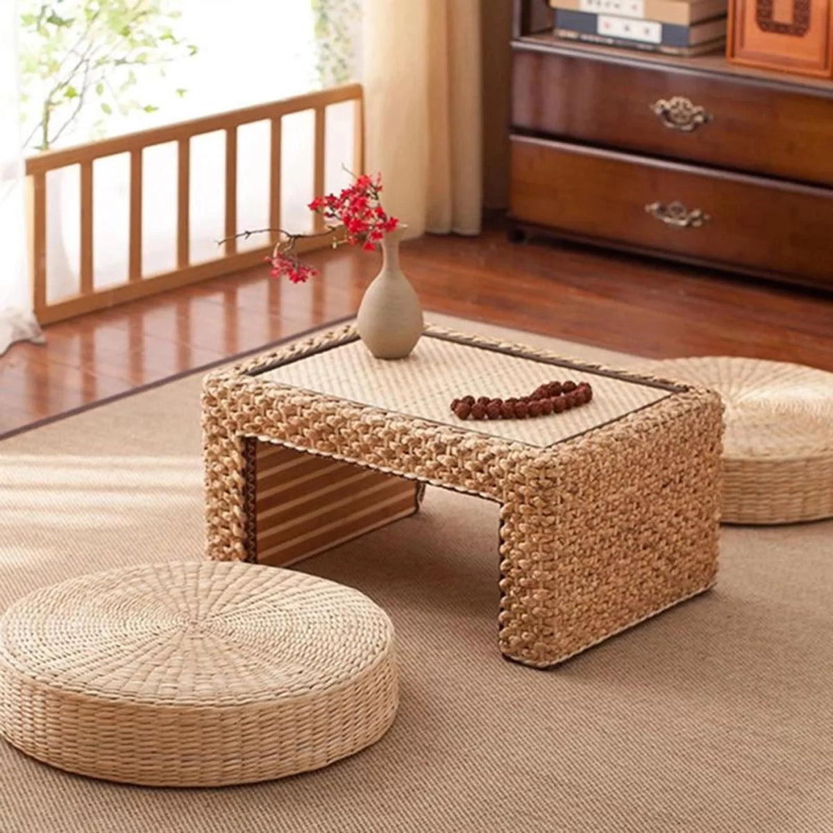 Japanese Straw Floor Cushion G52605