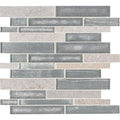 Glass Stone Mesh-Mounted Mosaic Tile J483740