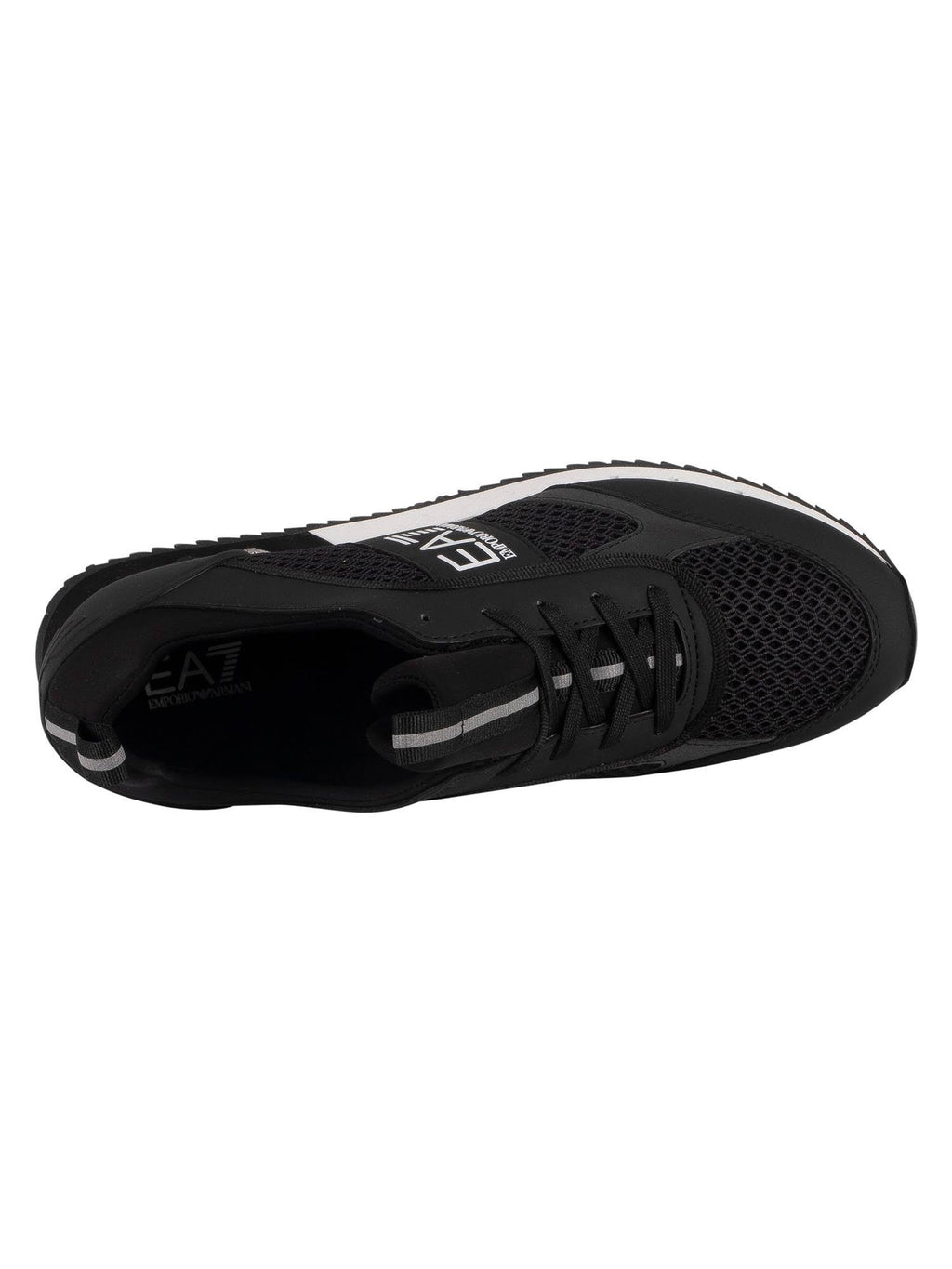 Black Woven Trainers I7769